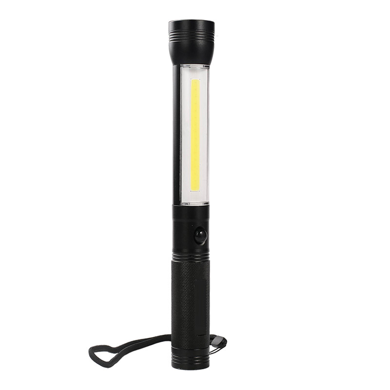 Battery operated COB Aluminum Flashllight Torch